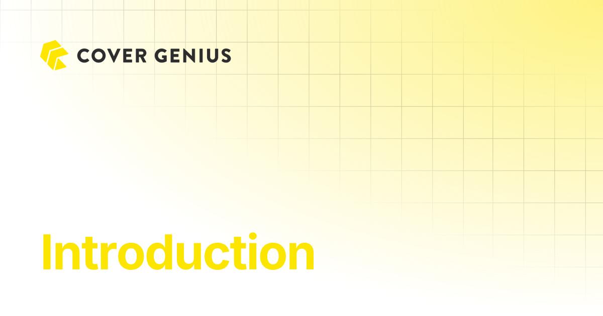 Introduction | Cover Genius