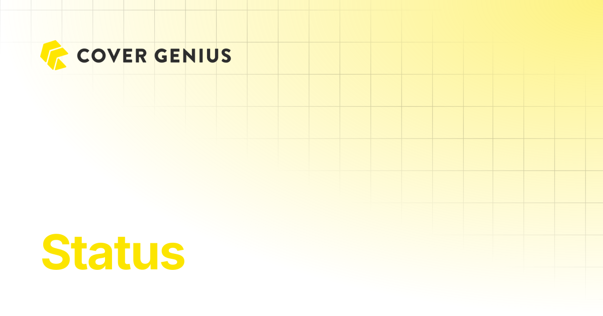 Status | Cover Genius